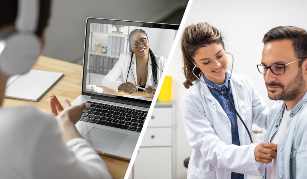 Online Medical Scribes vs. On-Site medical Scribes: Which Is Right for Your Practice? online medical scribes vs. on-site medical scribes documenting patient records